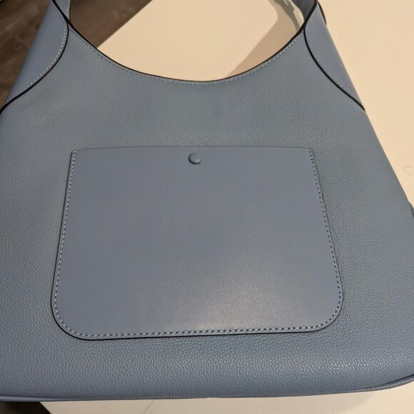 New Kate Spade Aster Leather Shoulder Bag in Dusty Blue - Picture 5 of 7